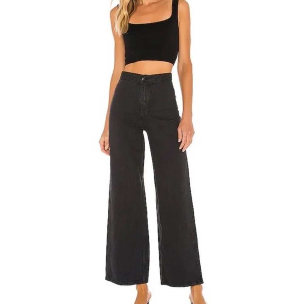 Levi’s Ribcage Wide Leg Eclipse Mineral Black Hemp 26